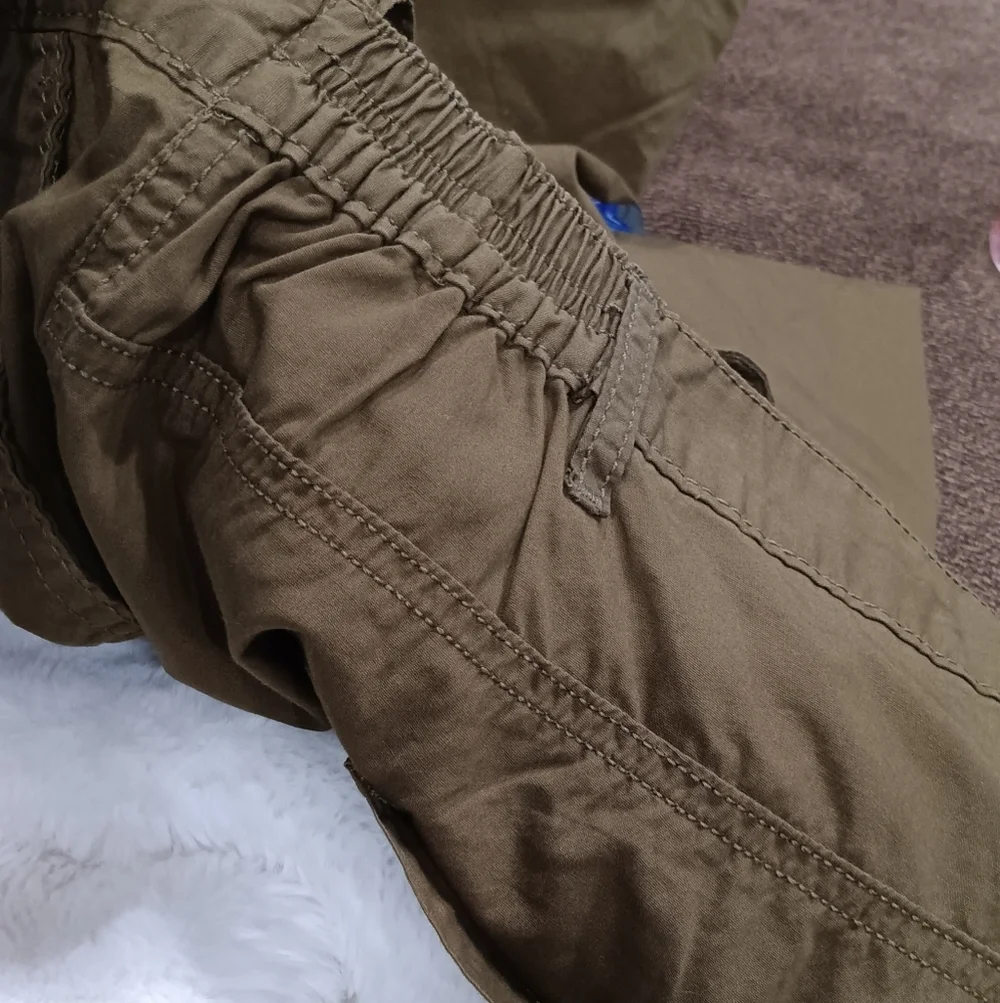 Anthology Cargo Short Pants Plus Size Women's 28 Army Green Lightweight - NWOT - Picture 6 of 10